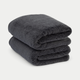 Towel zero-twist cotton 50x100 cm (2 pcs) | Anthracite