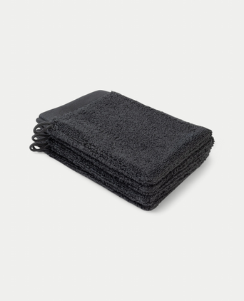 Washcloth Anthracite 16x21 cm | Set of 4 Washcloth Anthracite 16x21 cm | Set of 4