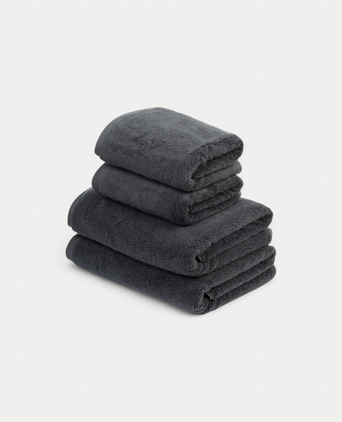 Towel set Essential (4 pcs) | Anthracite Towel set Essential (4 pcs) | Anthracite