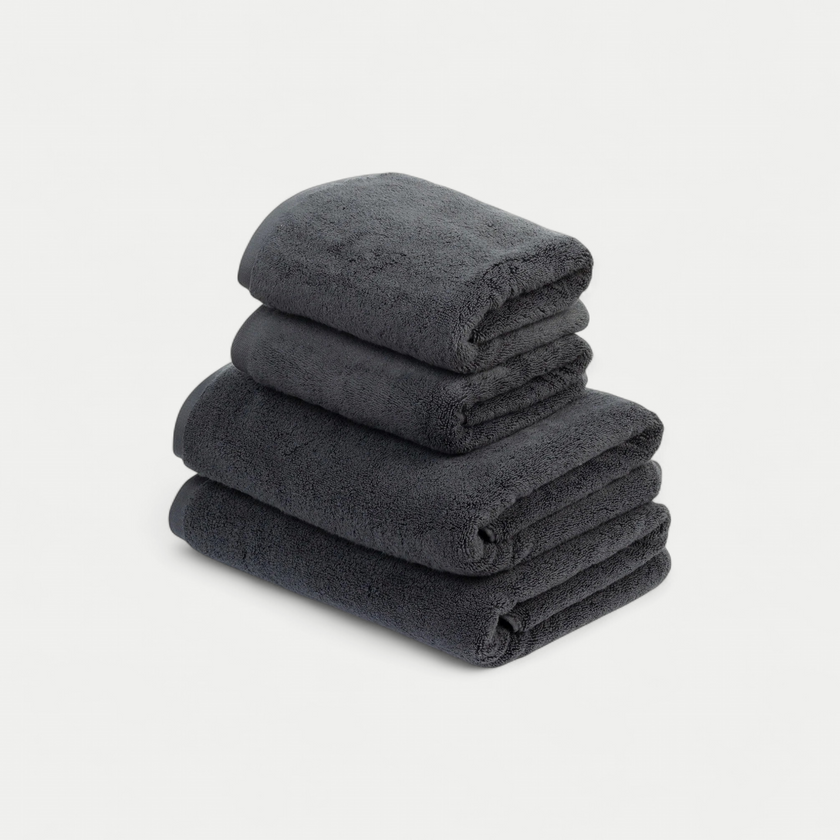 Towel set Essential (4 pcs) | Anthracite