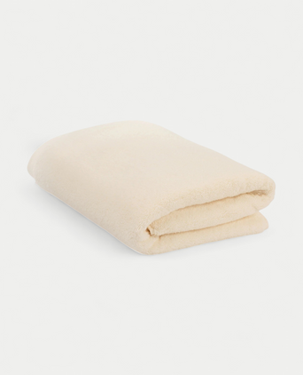 Handdoek zero-twist katoen 70x140 cm | Cream Handdoek zero-twist katoen 70x140 cm | Cream