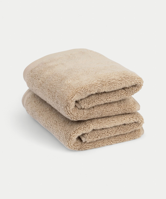 Guest towel zero-twist cotton 40x60 cm (2 pcs) | Latte Guest towel zero-twist cotton 40x60 cm (2 pcs) | Latte