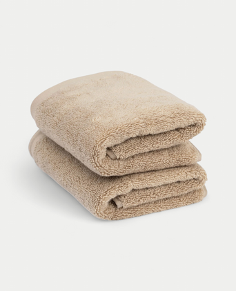 Guest towel zero-twist cotton 40x60 cm (2 pcs) | Latte Guest towel zero-twist cotton 40x60 cm (2 pcs) | Latte