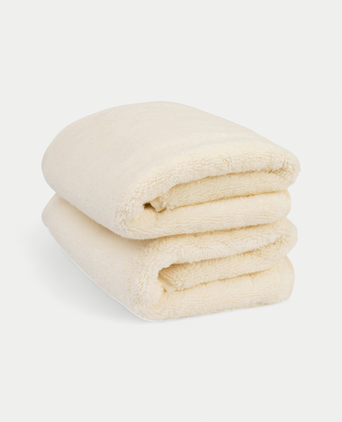 Guest towel zero-twist cotton 40x60 cm (2 pcs) | Cream Guest towel zero-twist cotton 40x60 cm (2 pcs) | Cream