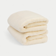 Gastendoekje zero-twist katoen 40x60 cm (2 st.) | Cream