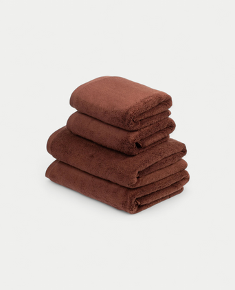Towel set Essential (4 pcs) | Chestnut Towel set Essential (4 pcs) | Chestnut