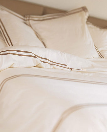 Duvet Cover Set Corvus 1018, Percale 400TC Egyptian Cotton - Mirabel Slabbinck Mirabel Slabbinck Dekbedovertrek | Corvus | Egyptisch katoen