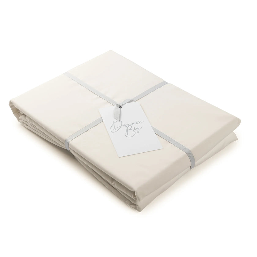 Dekbedovertrek Egyptisch katoen Percal 400TC | Chalk White | Outlet