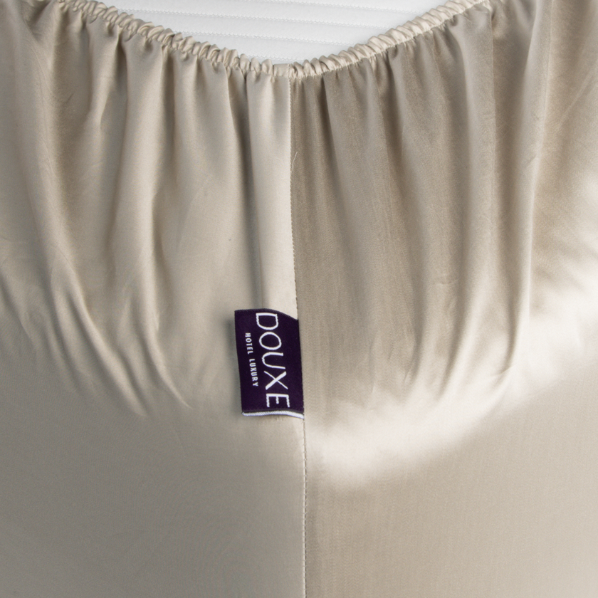 Fitted Sheet Egyptian Cotton Sateen 400TC | Champagne | Outlet