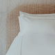 Duvet Cover Set Egyptian Cotton Percale 400TC | Carmel White