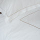 Duvet Cover Set Egyptian Cotton Percale 400TC | Carmel White