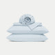 Duvet Cover Set & Fitted Sheet Percale Pastel Blue
