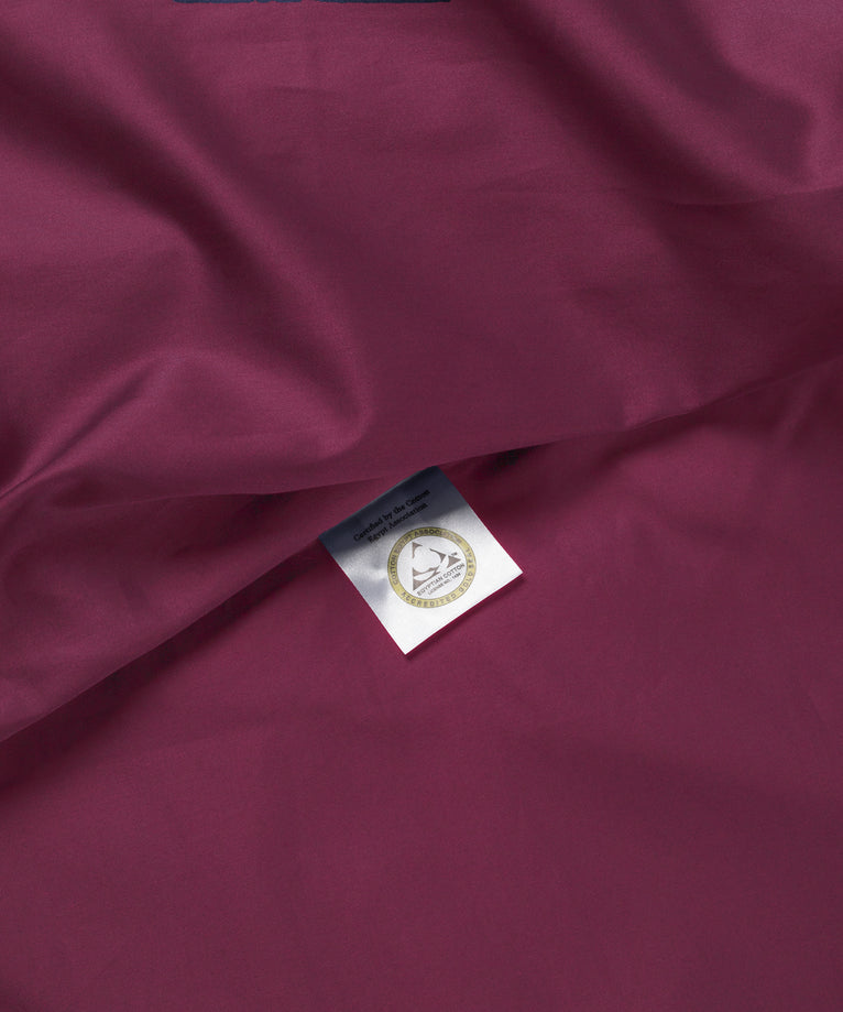 DOUXE Dekbedovertrekset Egyptisch Katoen Satijn 400TC | Burgundy | Limited Edition