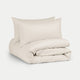 Duvet Cover Set Egyptian Cotton Percale 400TC | Chalk White