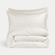 Duvet Cover Set & Fitted Sheet Egyptian Cotton Sateen | Cream