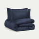 Duvet Cover Set Egyptian Cotton Sateen 400TC | Harbour Blue
