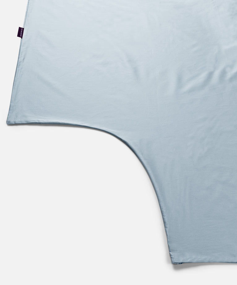 Duvet Cover Set Egyptian Cotton Sateen 400TC | Pastel Blue
