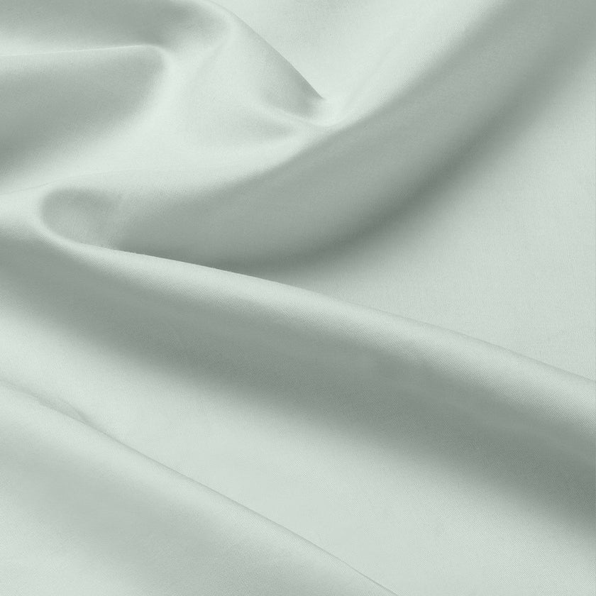 Set of 2 Pillowcases Egyptian Cotton 400TC Percale | Pastel Green