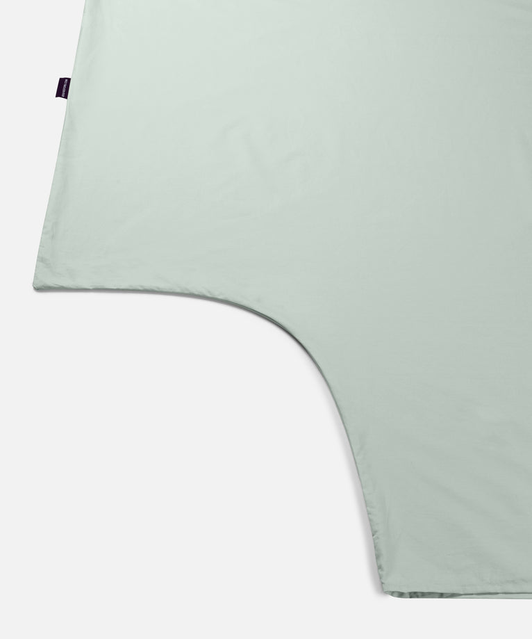 Duvet Cover Set Egyptian Cotton Percale 400TC | Pastel Green