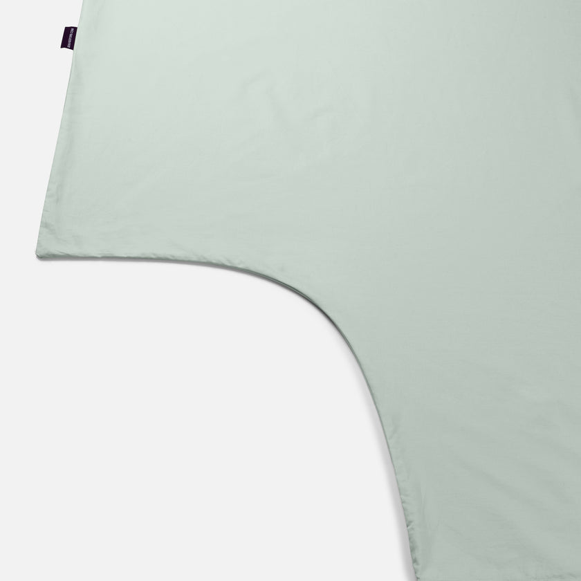 Duvet Cover Set Egyptian Cotton Percale 400TC | Pastel Green