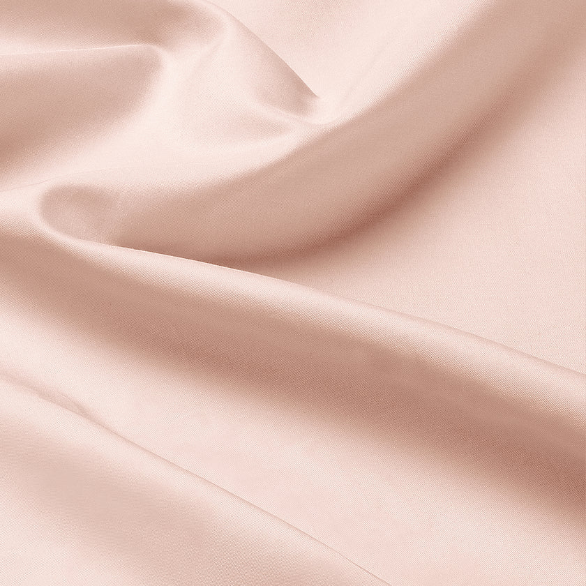 Duvet Cover Set & Fitted Sheet Percale Blush Pink