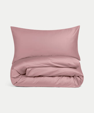 Duvet Cover Set Egyptian Cotton Sateen 400TC | Blush Pink
