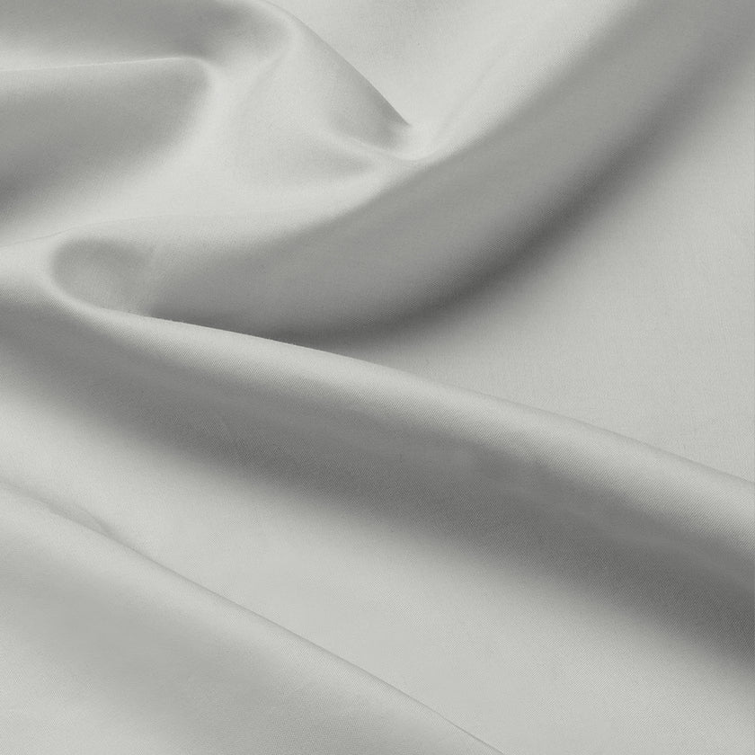 Duvet Cover Set & Fitted Sheet Percale Silver Grey