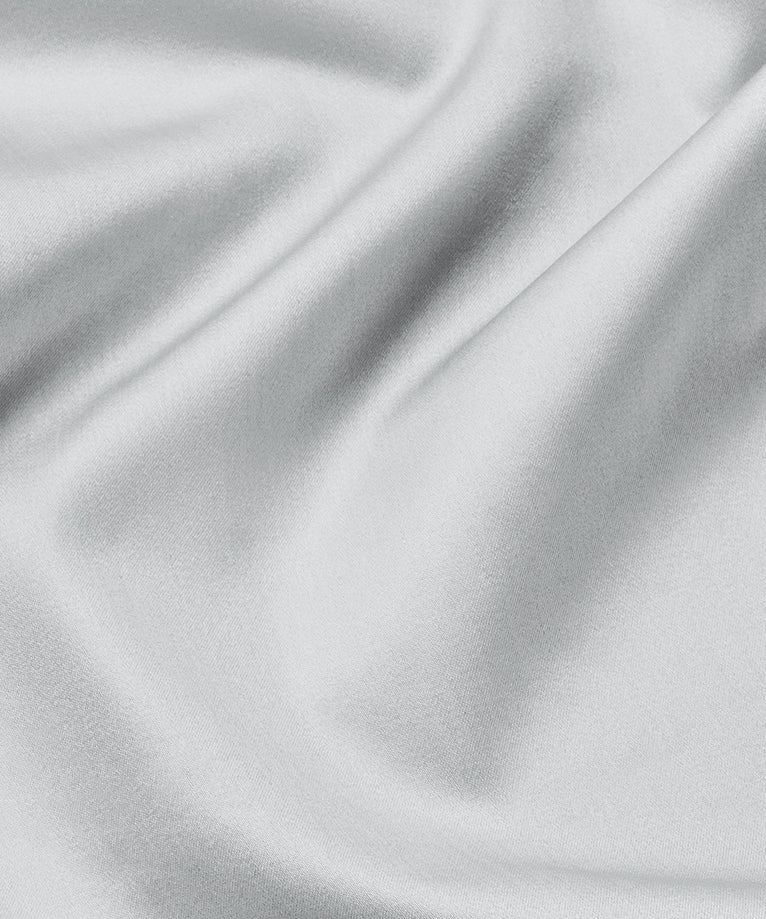 Duvet Cover Set Egyptian Cotton Sateen 400TC | Silver Grey