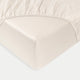 Duvet Cover Set & Fitted Sheet Egyptian Cotton Sateen | Cream