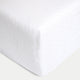 Fitted Sheet 100% Washed Linen | White