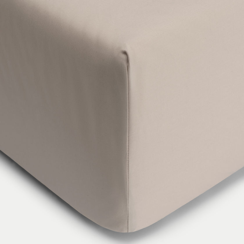 Duvet Cover Set & Fitted Sheet Percale Latte