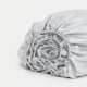 Fitted Sheet Egyptian Cotton Sateen 400TC | Silver Grey