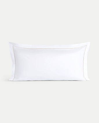 Pillowcase Egyptian Cotton Percale 400TC | Carmel White