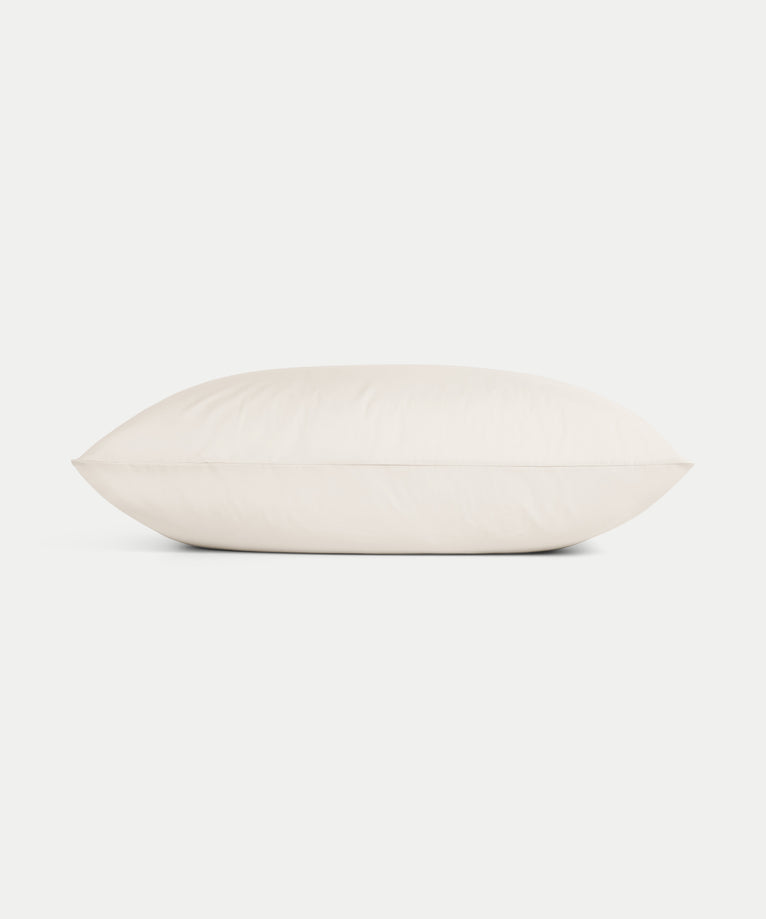 Pillowcase Egyptian Cotton Percale 400TC | Chalk White