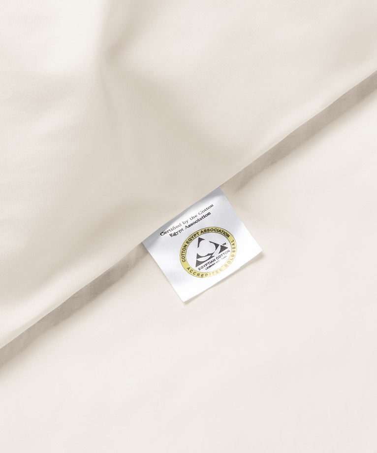 Pillowcase Egyptian Cotton Percale 400TC | Chalk White