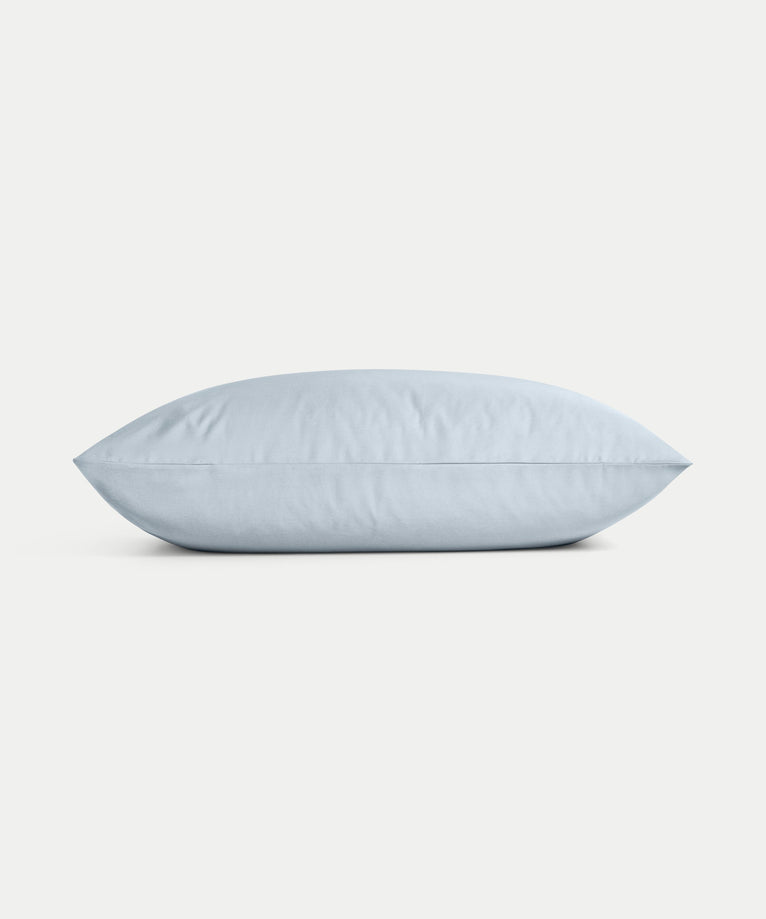 Set of 2 Pillowcases Egyptian Cotton 400TC Sateen | Pastel Blue