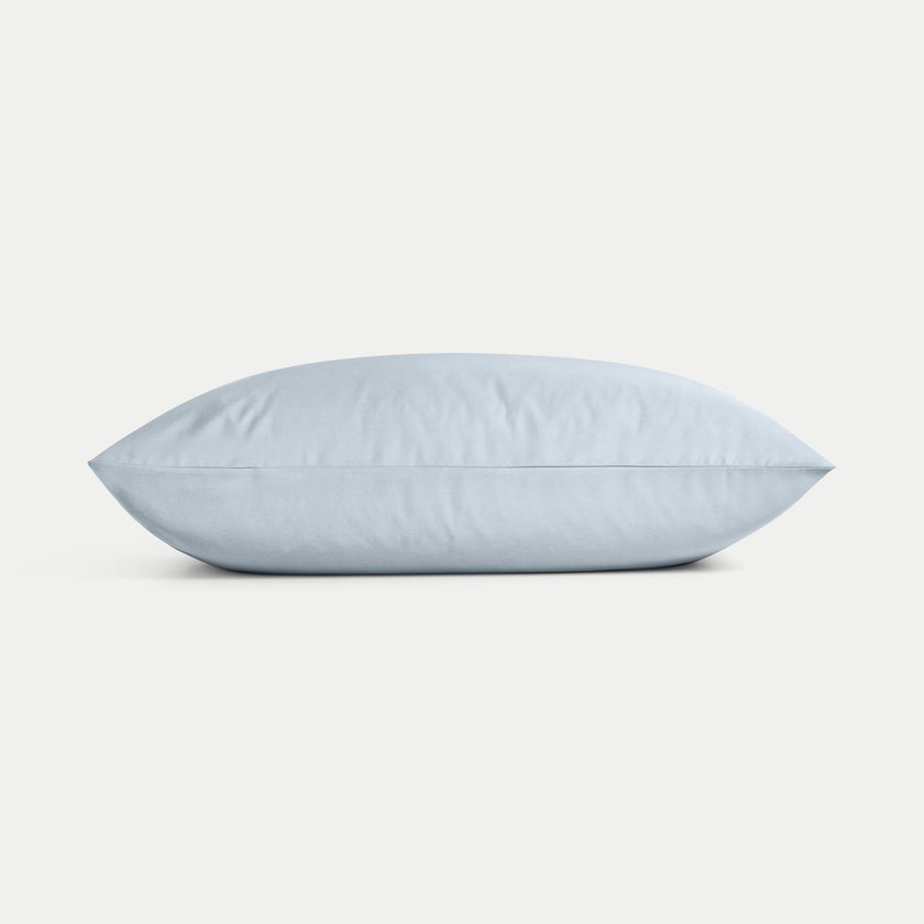 Set of 2 Pillowcases Egyptian Cotton 400TC Sateen | Pastel Blue