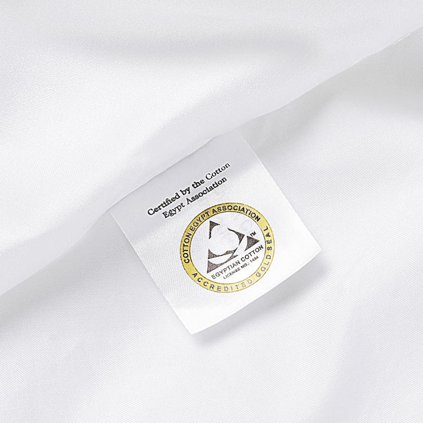 Duvet Cover Set & Fitted Sheet Percale Carmel White