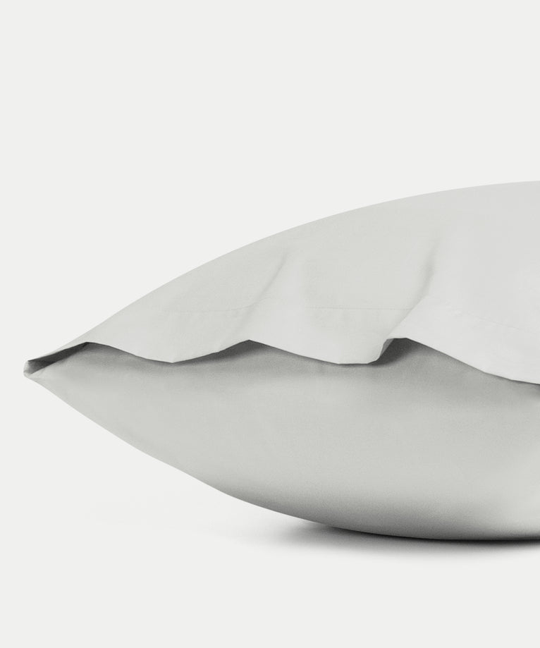 Duvet Cover Set & Fitted Sheet Percale Silver Grey