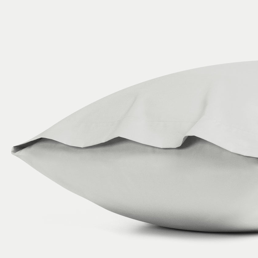 Duvet Cover Set & Fitted Sheet Percale Silver Grey