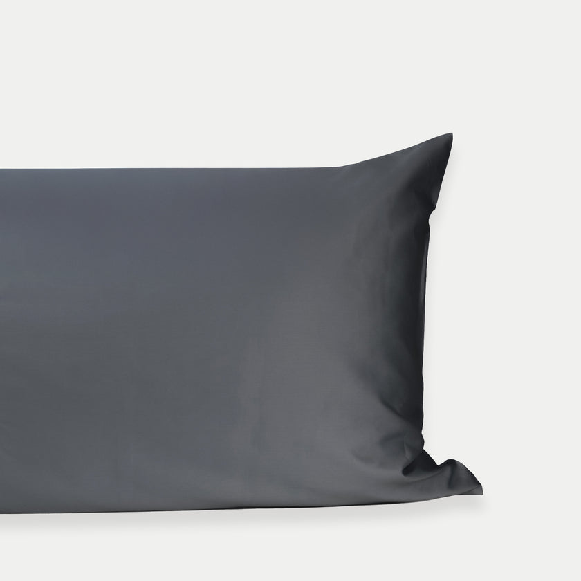 Kussensloop Egyptisch Katoen Satijn 400TC | Stormy Grey | Outlet