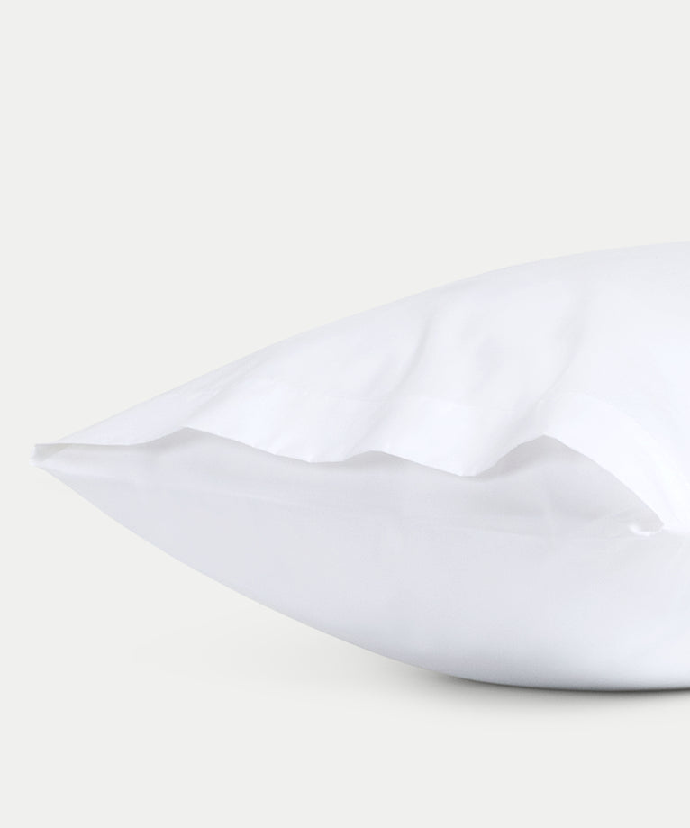 Duvet Cover Set & Fitted Sheet Percale White