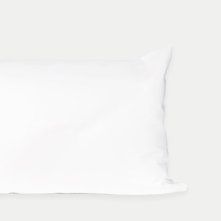 Set of 2 Pillowcases Egyptian Cotton Percale 400TC | White