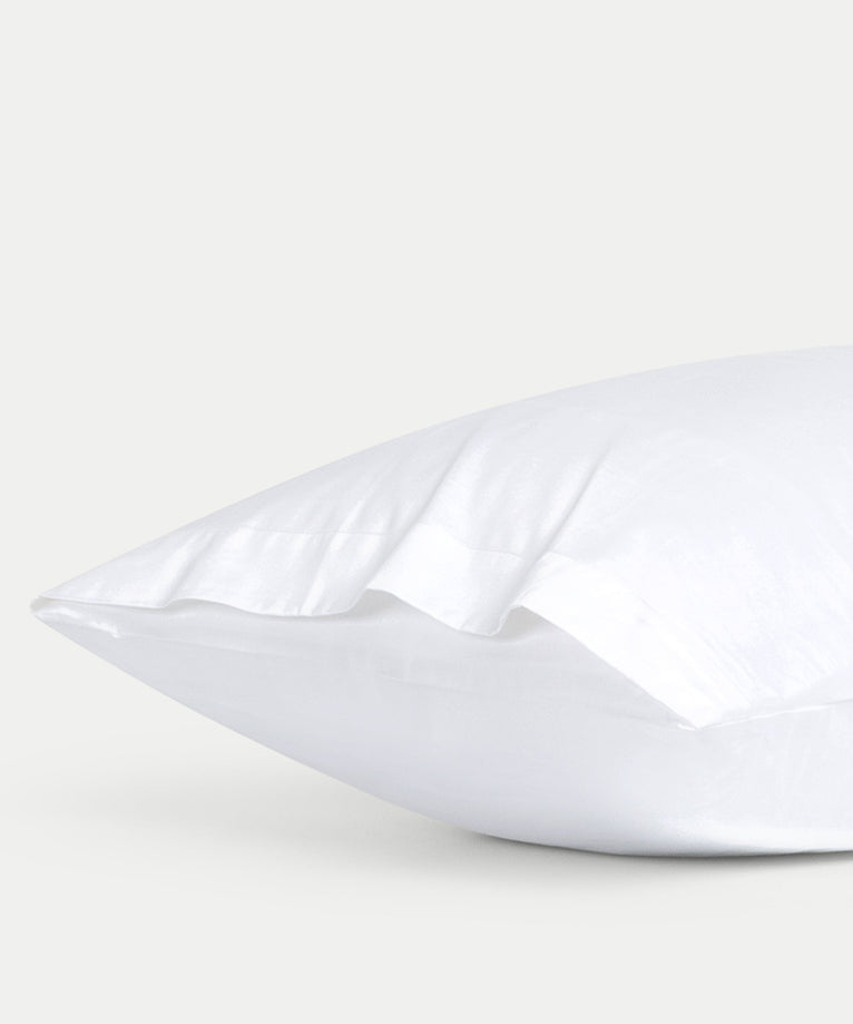 Set of 2 Pillowcases Egyptian Cotton 400TC Sateen | White