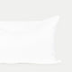 Set of 2 Pillowcases Egyptian Cotton 400TC Sateen | White