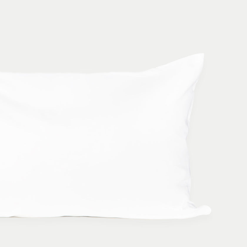 Set of 2 Pillowcases Egyptian Cotton 400TC Sateen | White