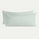 Set of 2 Pillowcases Egyptian Cotton 400TC Percale | Pastel Green