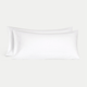 Set of 2 Pillowcases 100% Washed Linen | White