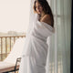 Egyptian Cotton Flat Sheet Percale 400TC | White