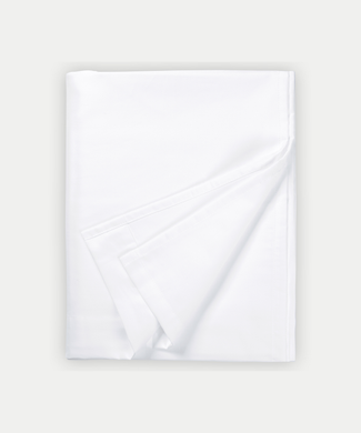 Egyptian Cotton Flat Sheet Percale 400TC | White